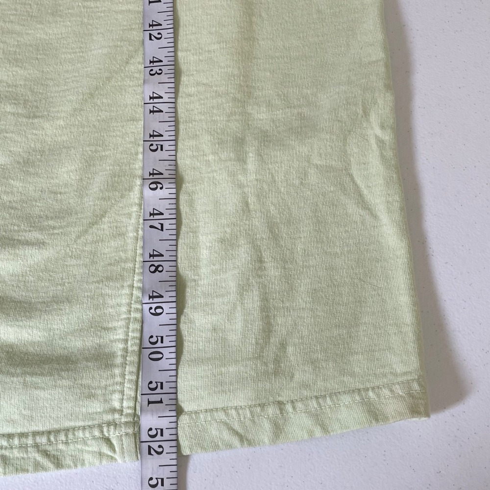 Hot Cotton Marc Ware Maxi Dress Womens L Mint Green Drop Pockets USA Cotton - Picture 10 of 10